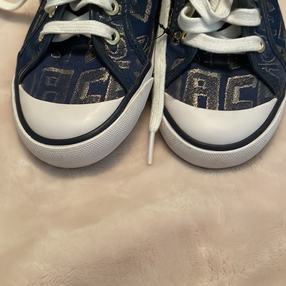 Coach Barrett navy blue tennis shoe size 5 - Picture 8 of 8